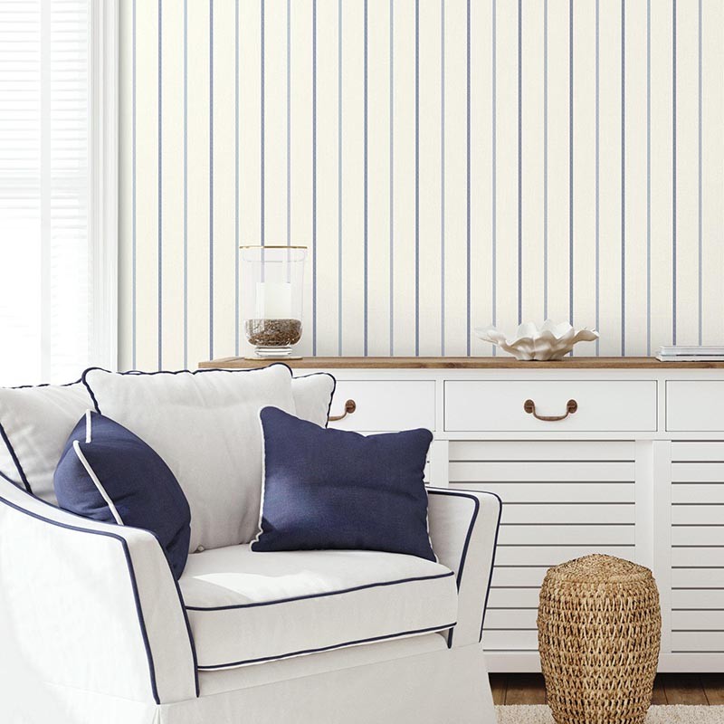 Nantucket Stripes SR21532 Papel Pintado Wallquest
