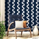 Nantucket Stripes Revisited  SR20302 Papel Pintado Wallquest