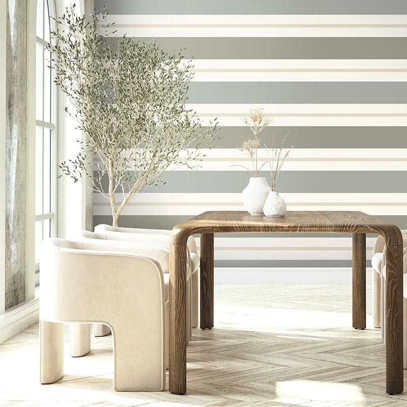 Nantucket Stripes SR21305 Papel Pintado Wallquest