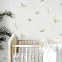 Trees Dreamy Birds TR71105 Papel Wallquest