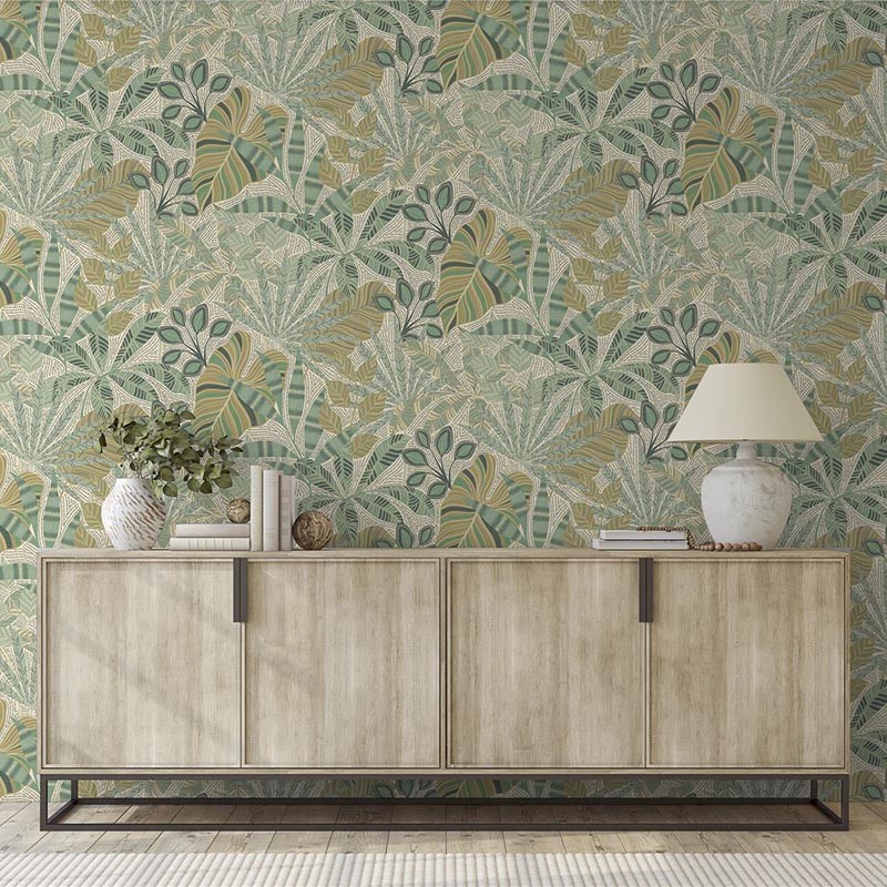 Papel pintado Esselle Home Heritage Tales Kirra Leaf 100031EH