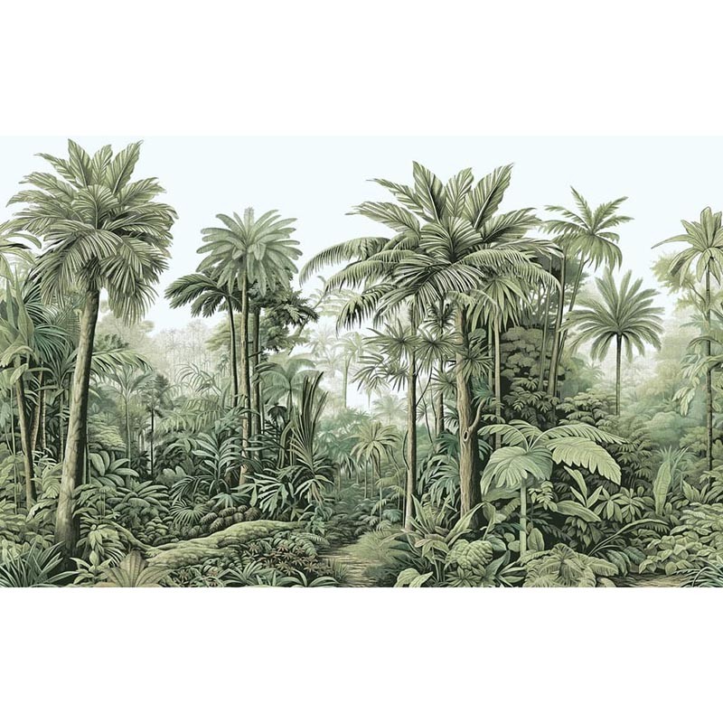 Mural Saint Honoré Arboretum Benmore Ridge Muted Blue 1563-128616