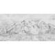 Mural Les Dominotiers Douce France La Vallée des Bleuets DOM5010