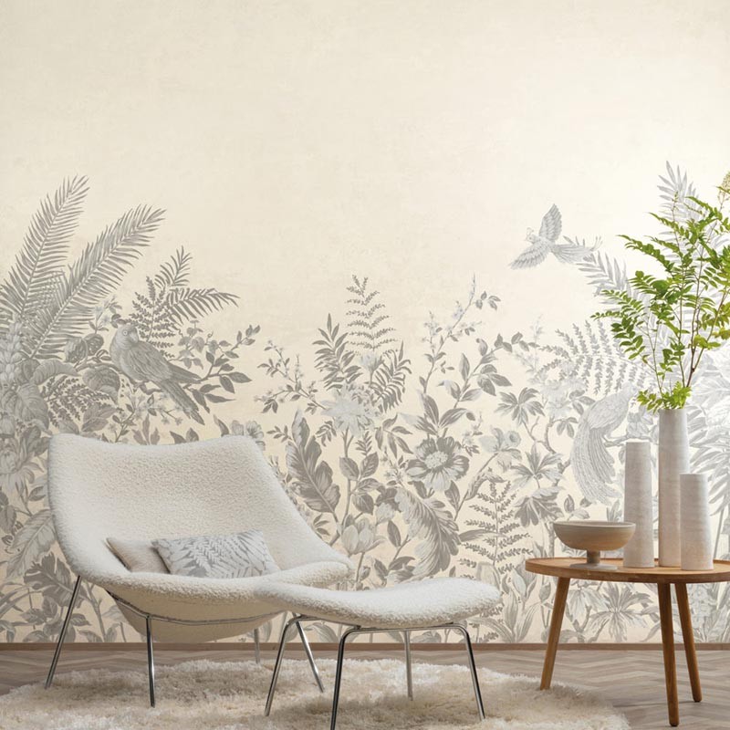 Mural Omexco Birds of Paradise Barraband’s Garden BOP702 