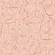 Papel pintado Coordonne BB Kids Animalia Peach D00366_V 