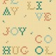 Papel pintado Coordonne BB Kids Wordplay Buttercream D00360_V 