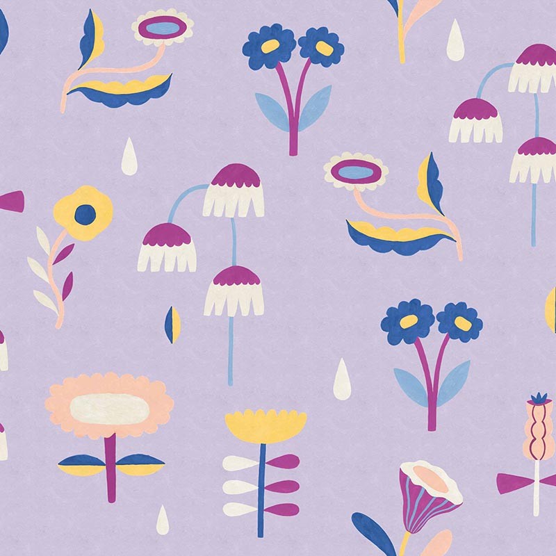 Papel pintado Coordonne BB Kids  Lush Lilac D00348_V 