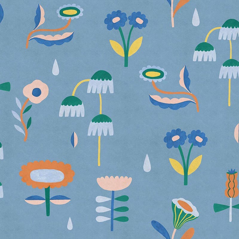 Papel pintado Coordonne BB Kids  Lush Indigo D00346_V 