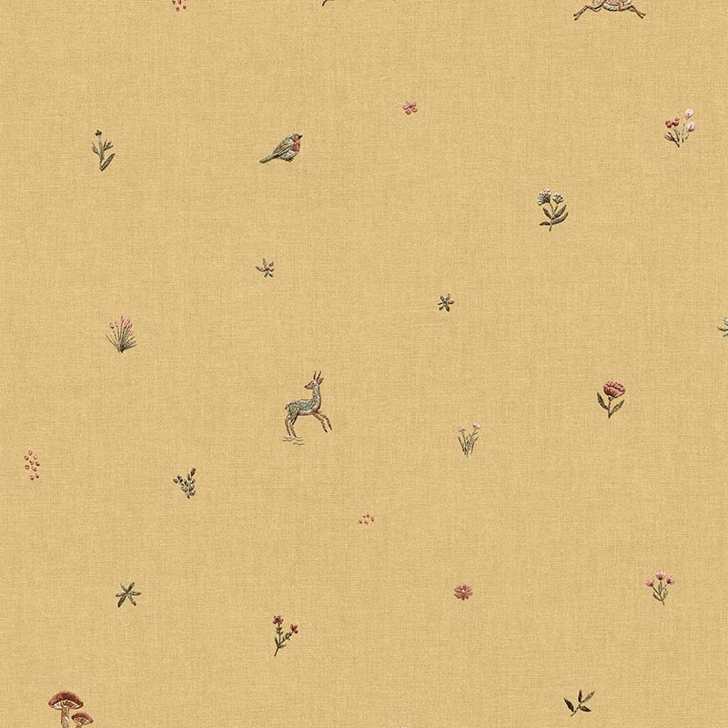Papel pintado Coordonne BB Kids Bambis Mustard D00331_V 