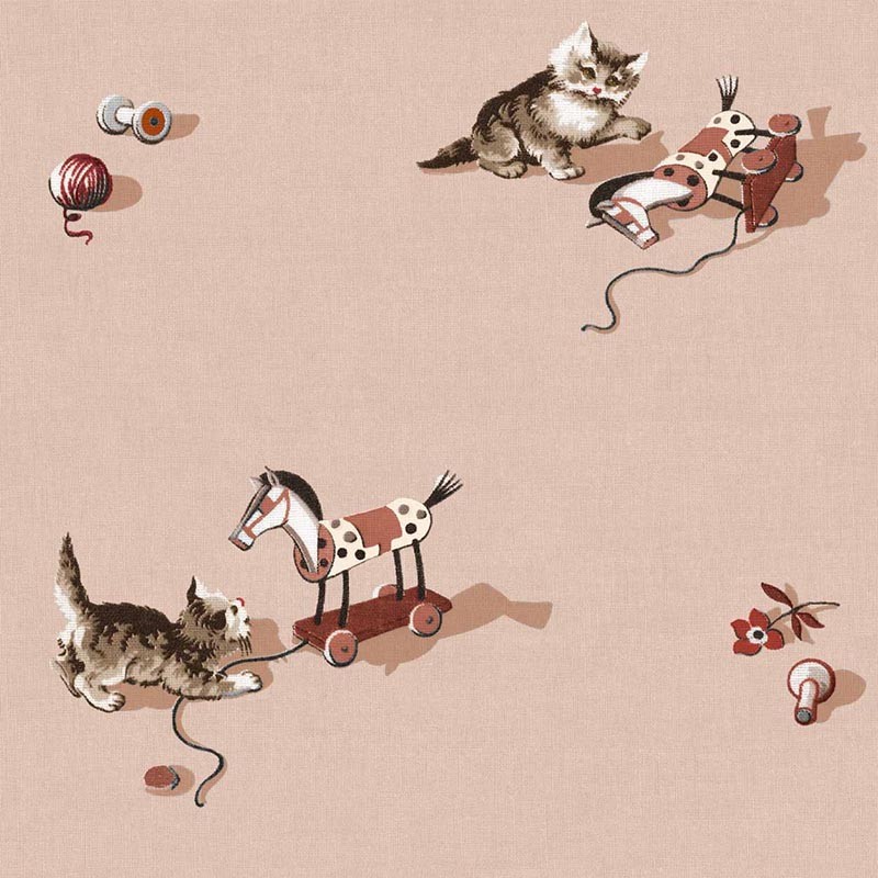 Papel pintado Coordonne BB Kids Kittens Peach D00318_V 