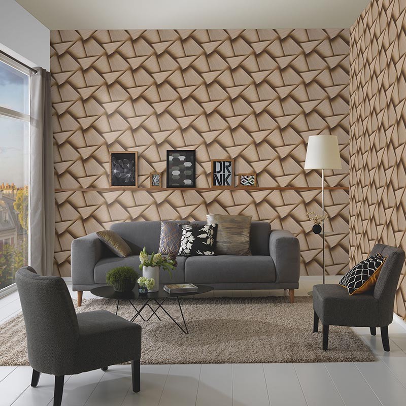 Papel pintado pdwall Geometric Wallpaper 011040130 