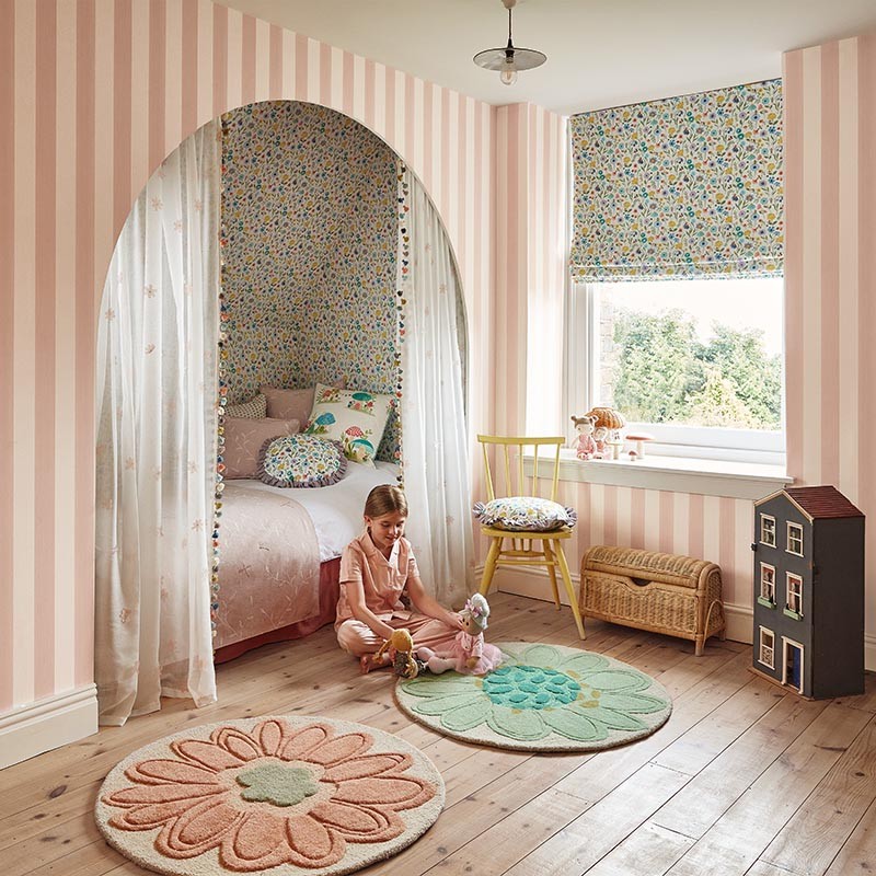 Papel pintado Villa Nova Picturebook II Candy Stripe Blush W650-01