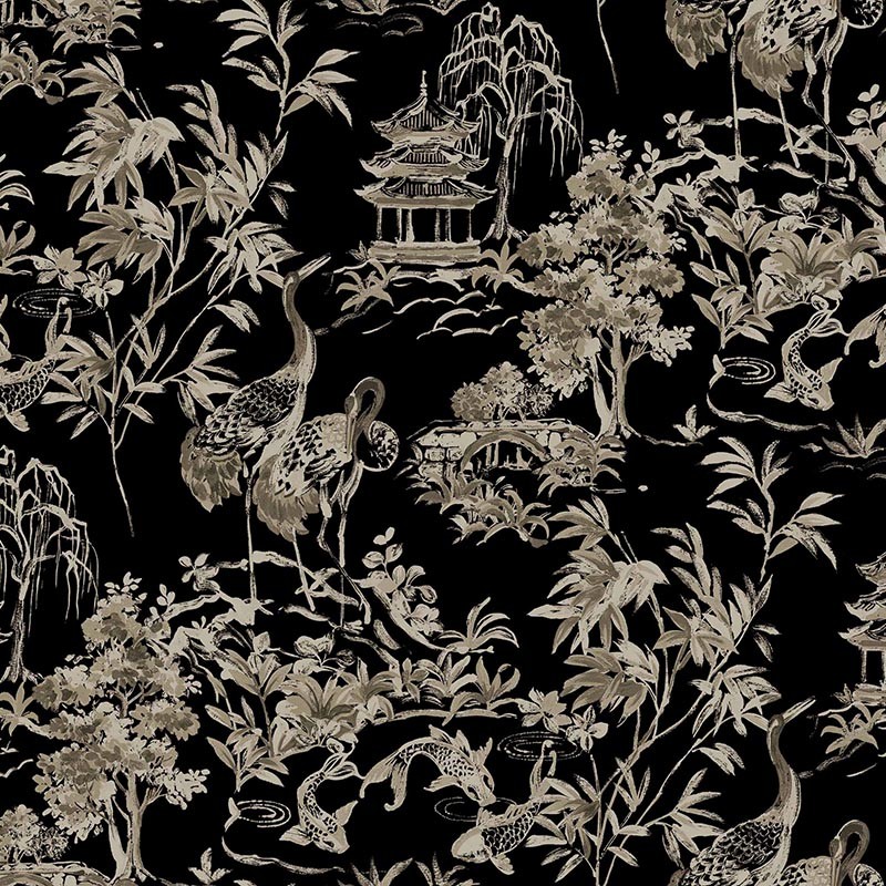 Papel pintado Coordonne Forbidden City Ming Pagoda Onyx B00142