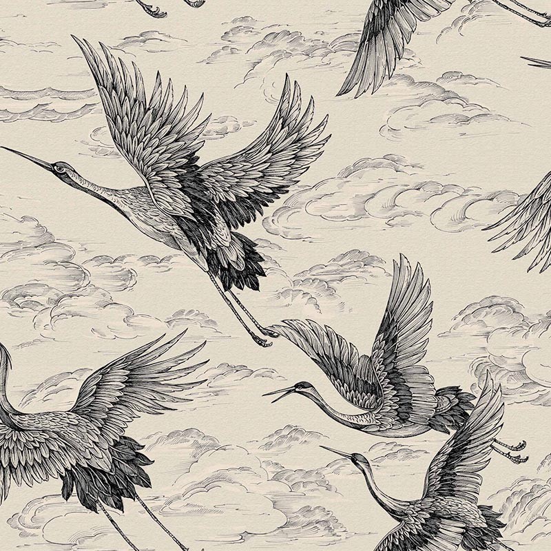 Papel pintado Coordonne Forbidden City Imperial Ibis Nacre B00132