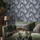 Papel pintado Coordonne Forbidden City Willow Poem Sapphire B00107