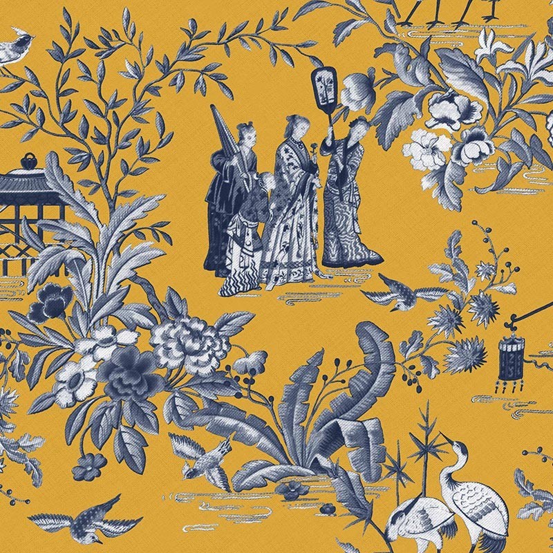 Papel pintado Coordonne Forbidden City Tang Walk Amber B00103