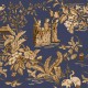 Papel pintado Coordonne Forbidden City Tang Walk Sapphire B00105
