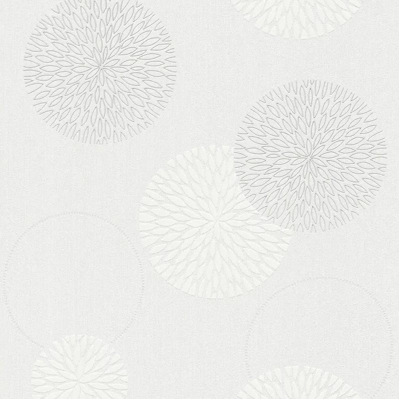 Papel pintado As Creation Designed in White 93792-2