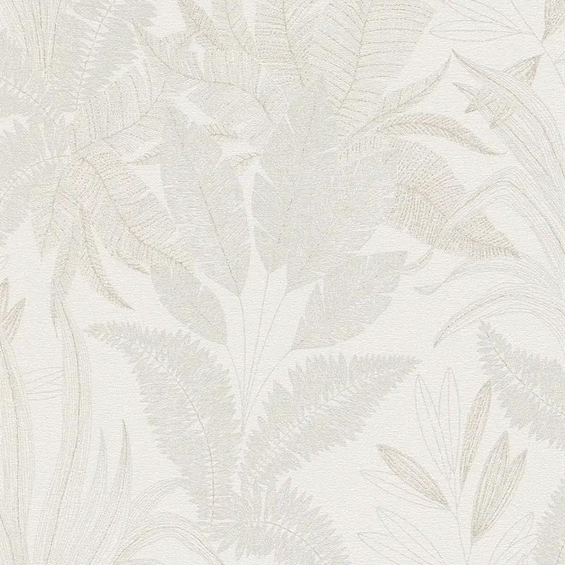 Papel pintado As Creation Designed in White 39654-2