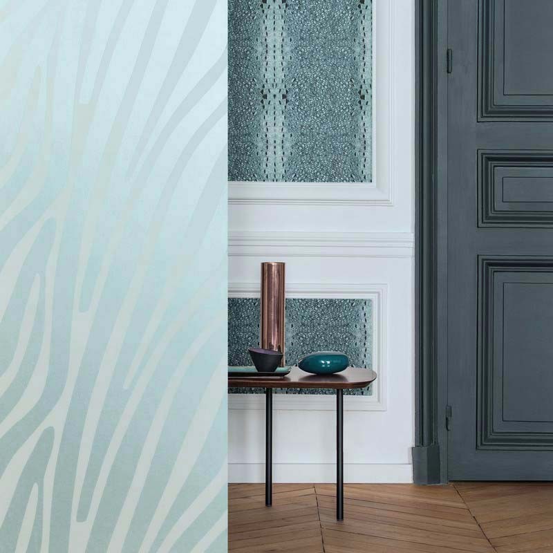 Papel Pintado Covers Wallcovering Jungle Club Damara 48 Aqua A