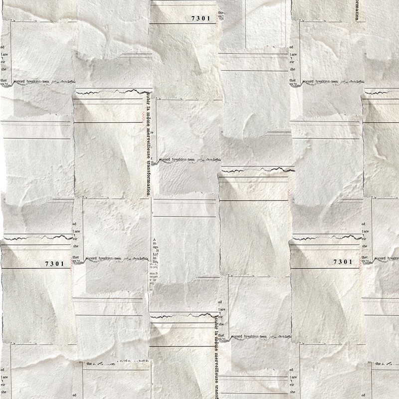 Mural Coordonné Random Papers Newspaper Pieces 6500505N A