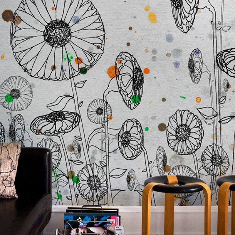 Mural Wall&Decò Contemporary Wallpapers 2013 Dripping WDDR1301 A