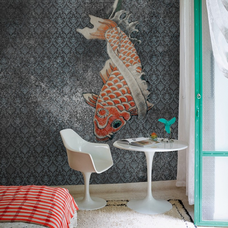 Mural Wall&Decò Contemporary Wallpapers Anniversary Tangerine WDAN15TA A