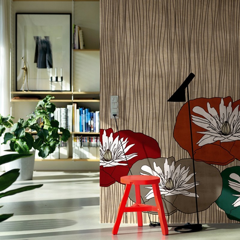 Mural Wall&Decò Contemporary Wallpapers Anniversary Lotus WDAN15LO A
