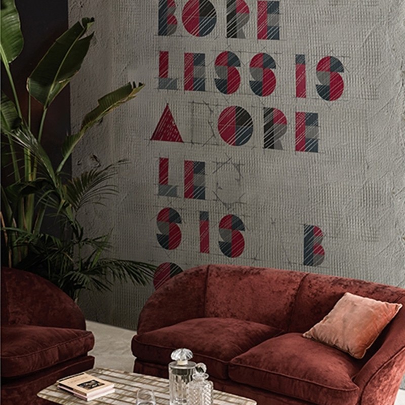 Mural Wall&Decò Contemporary Wallpapers 2017 Less is a Bore WDLB1701 A