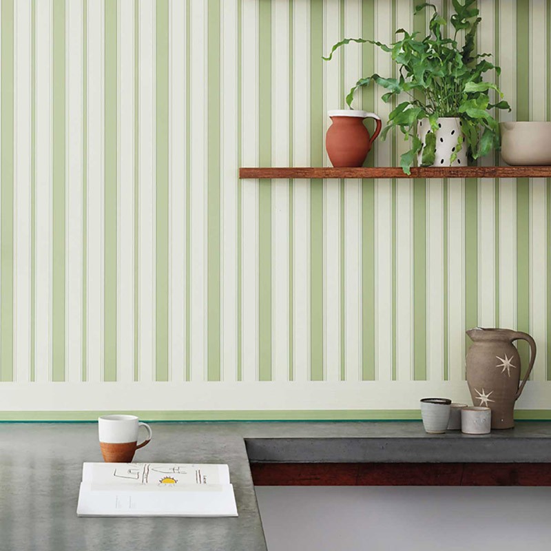 Papel pintado Cole & Son Marquee Stripes Cambridge Stripe 110-8038 A