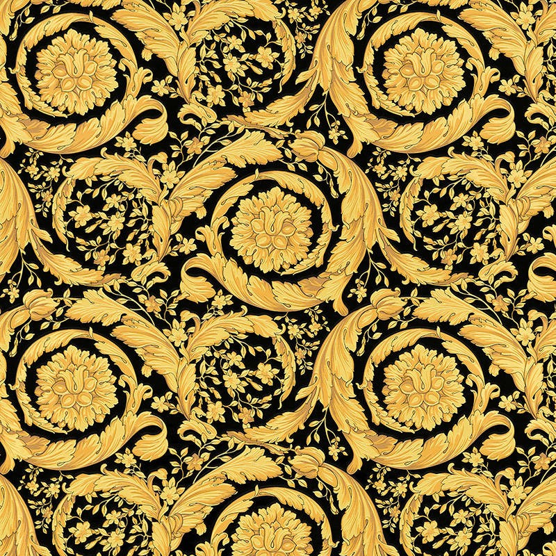 Papel pintado Versace Home Versace III Barocco Flowers 93583-4