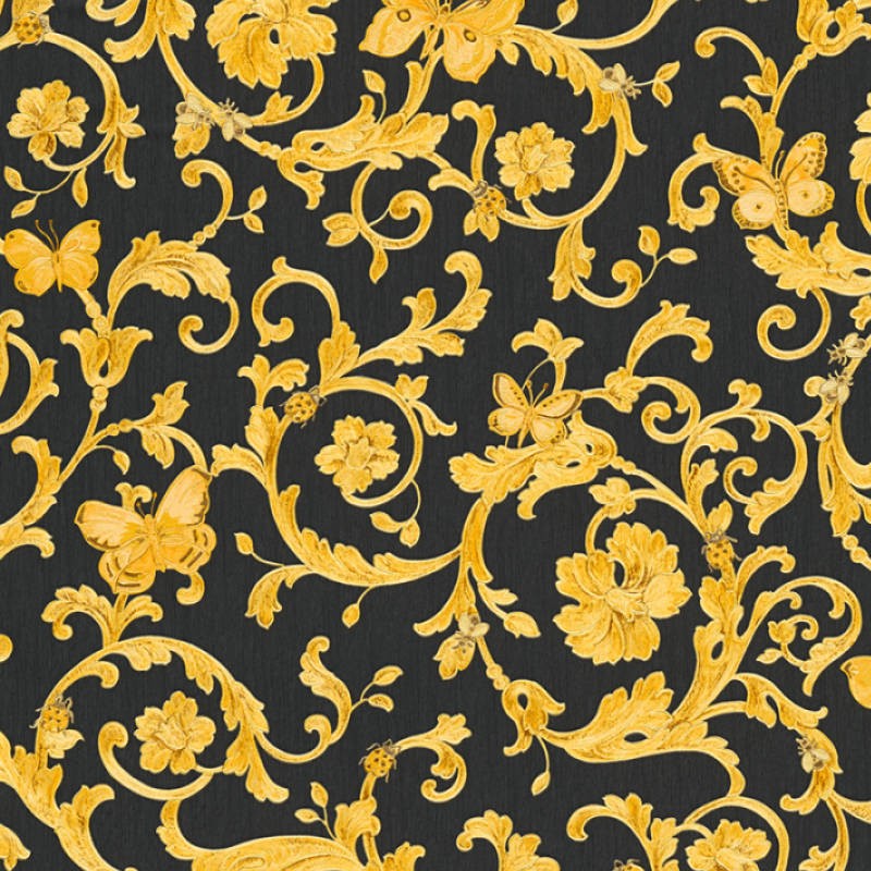 Papel pintado Versace Home Versace III Butterfly Barocco 34325-2