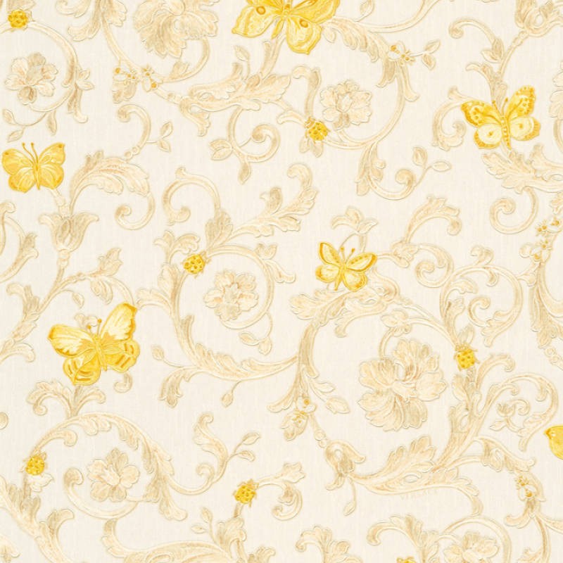 Papel pintado Versace Home Versace III Butterfly Barocco 34325-1