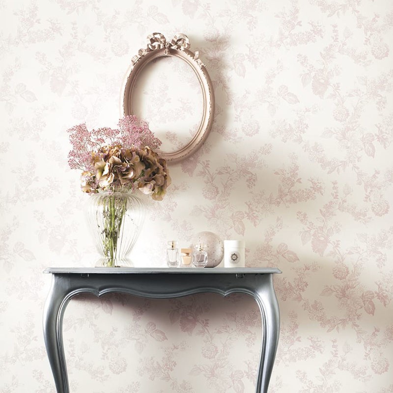 Papel pintado Casadeco Fontainebleau Fleur Gravure FONT81564101 A