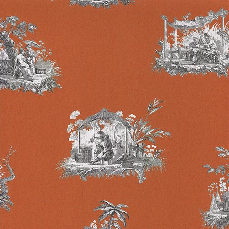 Papel pintado Casadeco Fontainebleau Chinoiserie FONT81543101