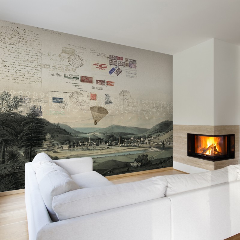 Mural Tres Tintas Journeys Stamps JO1002-2N A