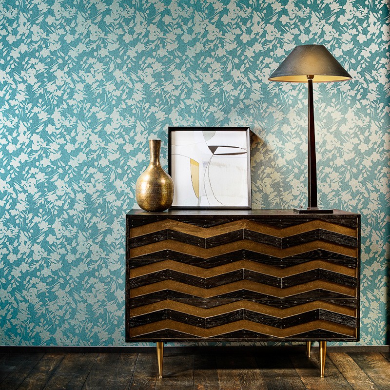 Papel pintado Arte Flamant Les Mémoires Bouton d'Or Curaçao 80060 A