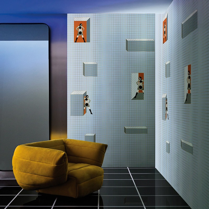 Mural Wall&Decò Contemporary Wallpapers 2018 Lesley WDLE1801 A