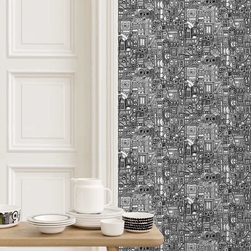 Papel pintado Marimekko Wallcoverings nº 5 Bubi 23300 A