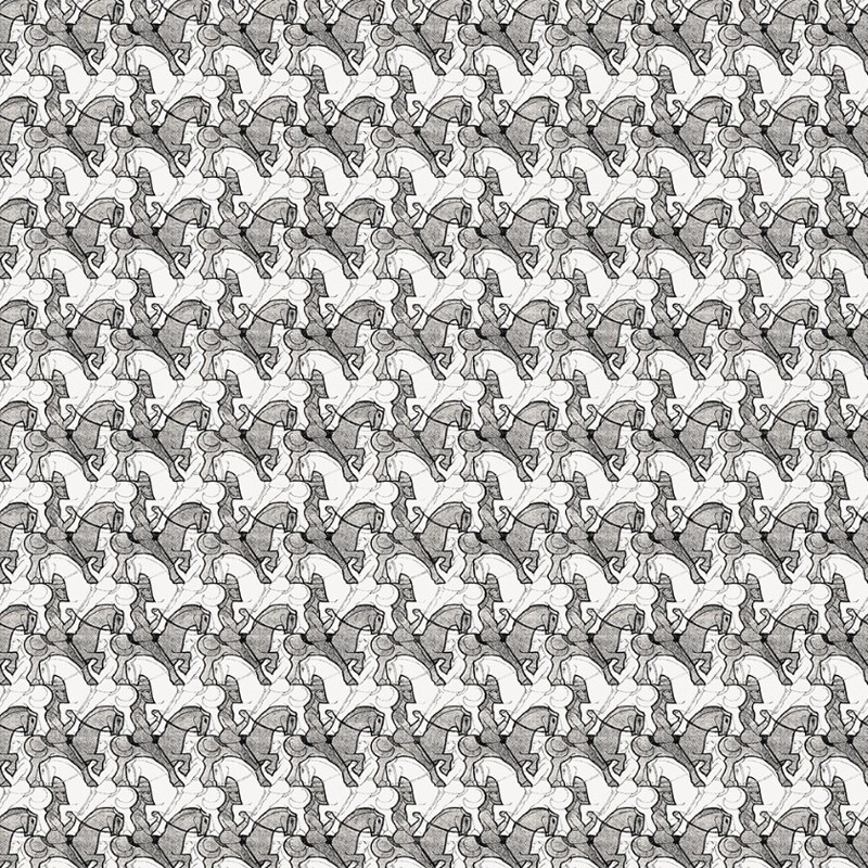 Papel pintado Jannelli Volpi M. C. Escher Horseman 23141