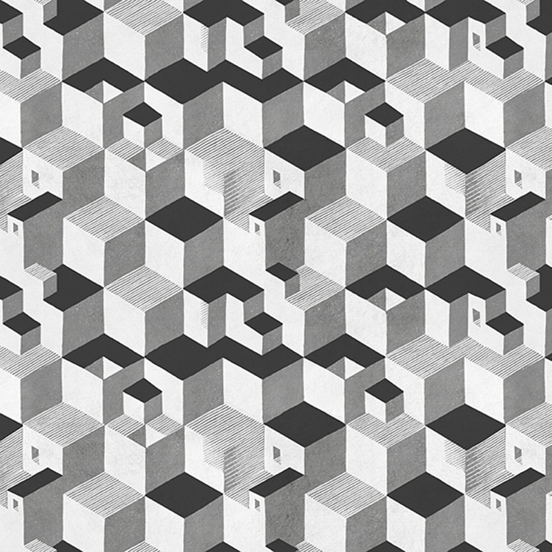 Papel pintado Jannelli Volpi M. C. Escher Cube 23151