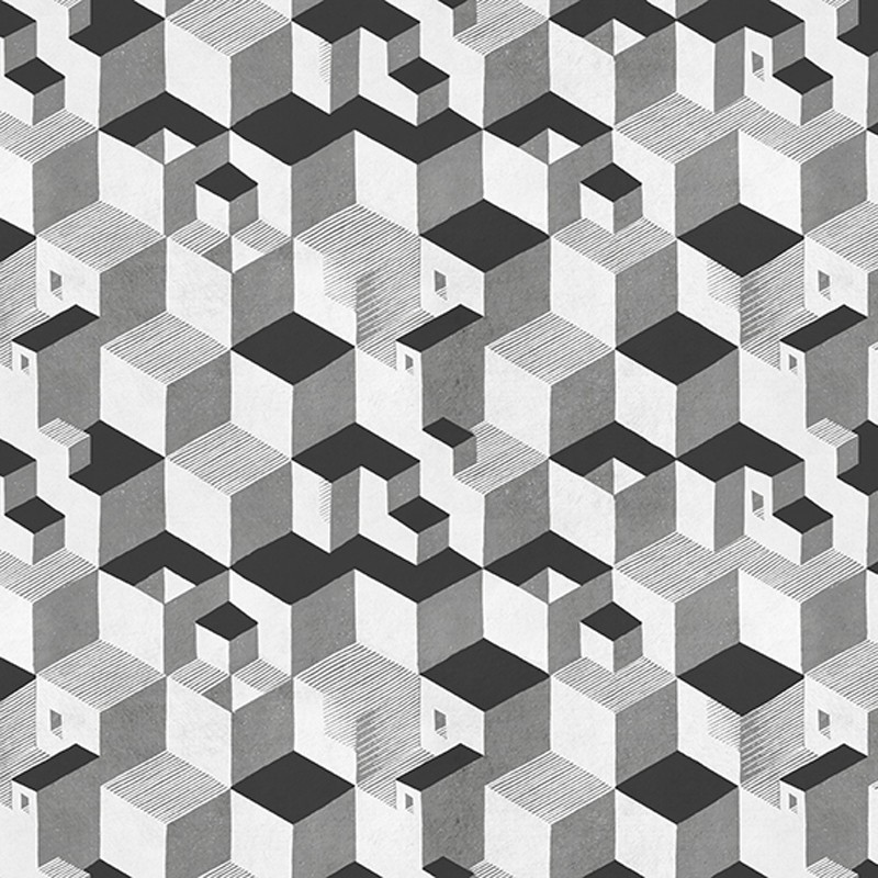 Papel pintado Jannelli Volpi M. C. Escher Cube 23151