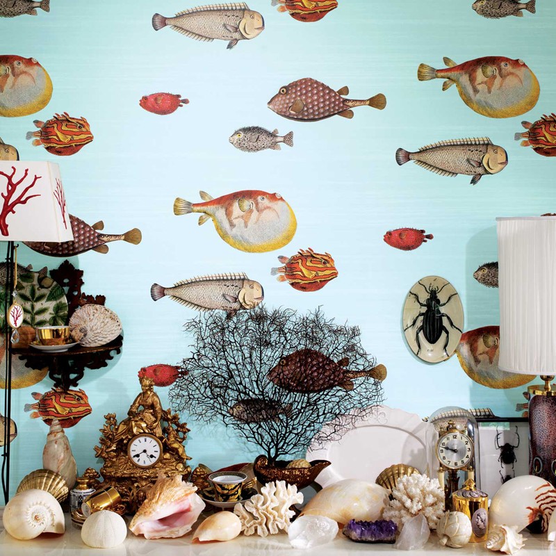 Papel pintado Cole & Son Fornasetti Acquario 97-10030 A