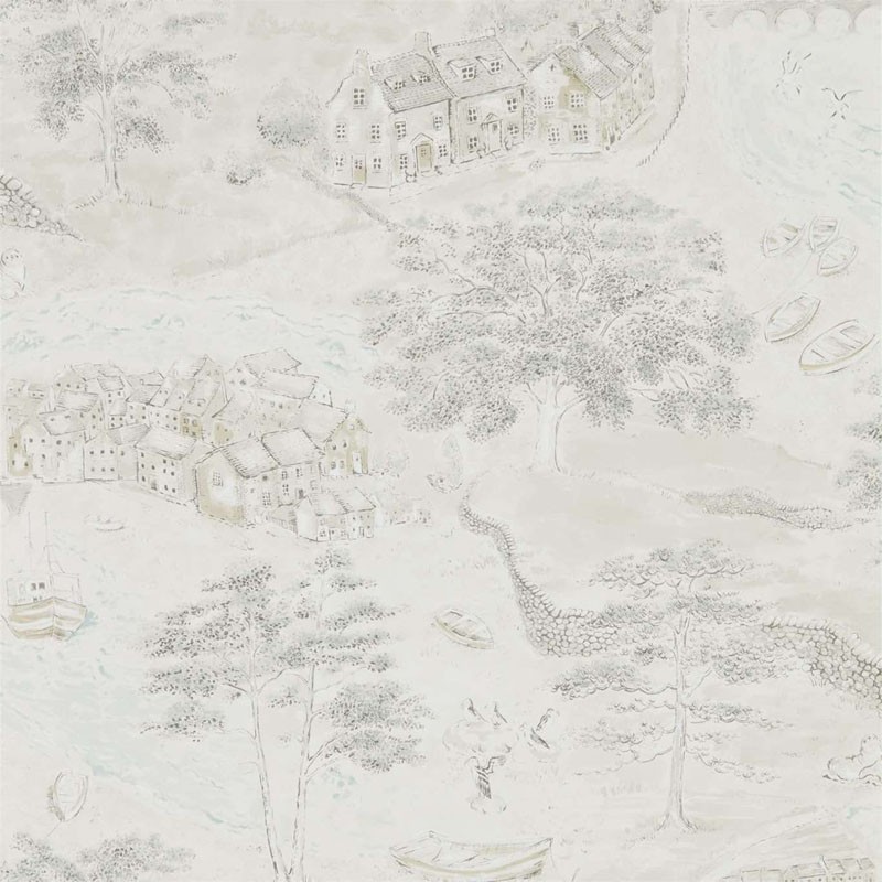 Papel pintado Sanderson Embleton Bay Sea Houses 216491