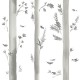 Papel pintado infantil Ventura Paula Alenda Pint Árboles 35062