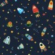 Papel pintado infantil Ventura Paula Alenda Pint Galaxia 35081