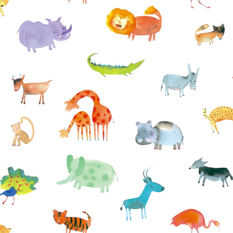Papel pintado infantil Ventura Paula Alenda Pint Safari 35100