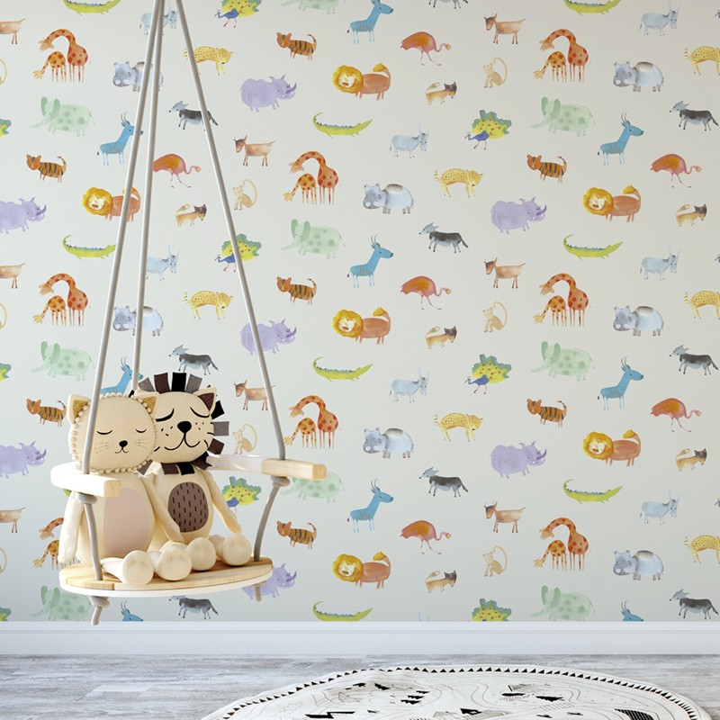 Papel pintado infantil Ventura Paula Alenda Pint Safari 35101 A