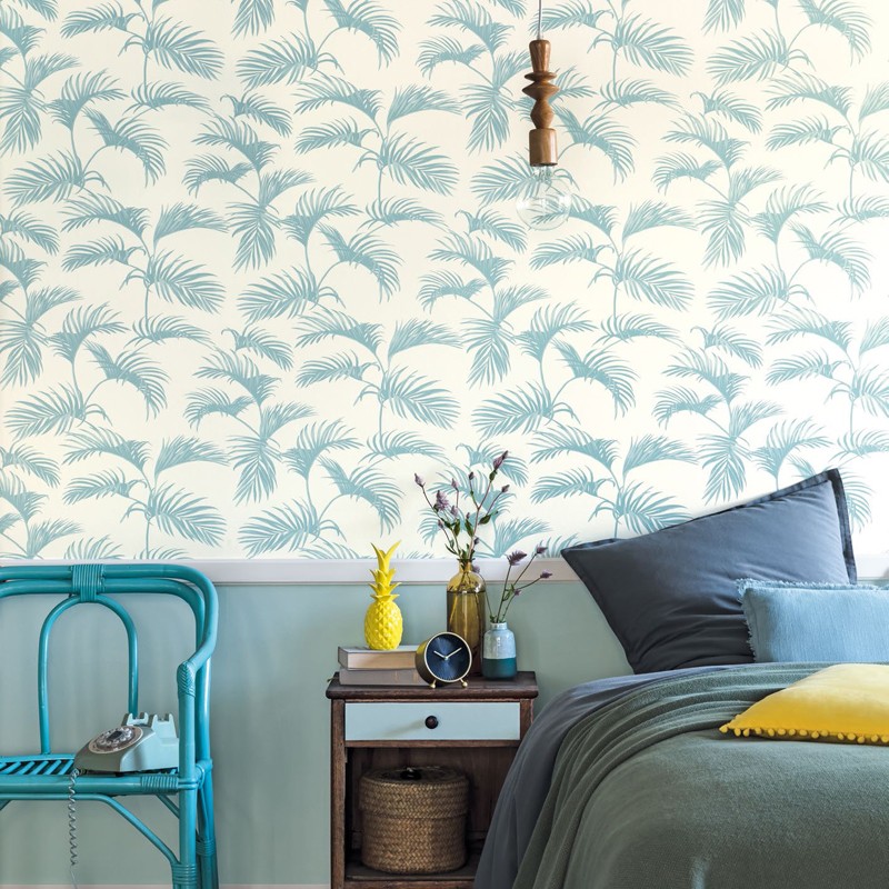 Papel pintado Caselio Jungle Palmes JUN100039000 A