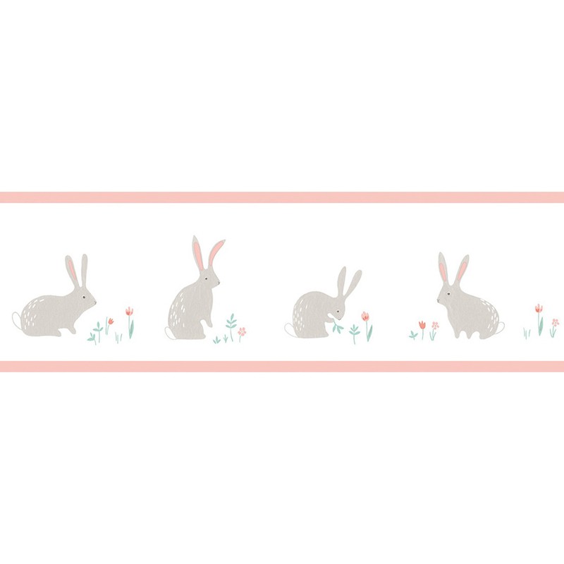 Cenefa infantil Casadeco Happy Dreams Bunny HPDM82894240